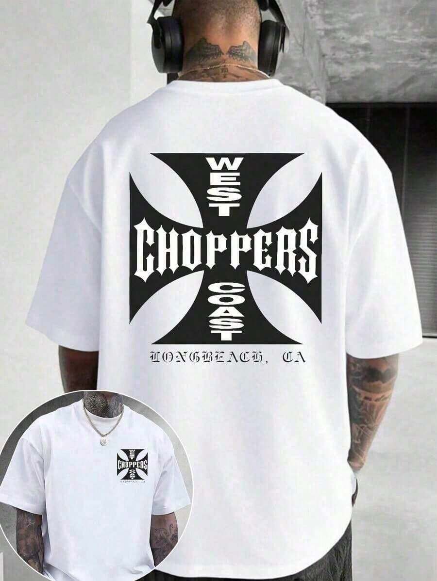 A Men's Loose-Fitting T-Shirt Made Of Lightweight Polyester, Suitable For Everyday Wear, Short-Sleeved Summer Style, Streetwear, Comfortable And Casual, Lightweight And Breathable, Comfortable 83C9 - 白色的 - 查看 1