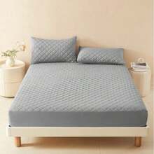 Waterproof Mattress Protector (Single, Standard, Queen, King) - Various Colors - Grey - View 5