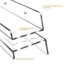 Kệ treo tường phòng tắm đa năng trong suốt - Trong sáng - Xem 4