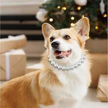 Luxury Faux Pearl Necklace, Elegant And Fashionable, Small/Medium/Large Pet Collar, Adjustable Size Durable, Suitable For Daily Wear Or Festivals - Multicolor - View 5