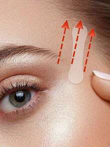 Parches de silicona sin olor para levantar y dar firmeza, portátiles y duraderos, esculpen instantáneamente el contorno en V, transpirables, adecuados para maquillaje de cosplay y maquillaje diario - Multicolor - Ver 1