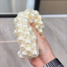 1个创意中号挤压网球减压玩具，美观大方，可捏，玩具 - 彩色 - 查看 3