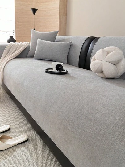 1 adet Konforlu Şönil Kanepe Minderi Kılıfı, Dört Mevsim Modern Minimalist Kaymaz Kanepe Oturma Minderi, Toz Geçirmez ve Kolay Temizlenebilir, Yumuşak ve Solmaya Dayanıklı, Evcil Hayvan Dostu Kanepe Koruyucu Kılıf, Yatak Odası, Ofis, Oturma Odası Kombinasyon Mobilyaları, L Şeklinde Kanepe ve 1/2/3/4 Kişilik Kanepeler İçin Uygundur