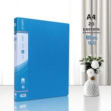 A4 PP File Folder 10-100 Pages, 1/5 Pcs, Portable Document Storage Folder, Multi-Color Lightweight File Folder, Office & Student Use - Single Piece - View 17