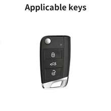 Ốp bảo vệ chìa khóa xe hơi bằng hợp kim kẽm cho các dòng xe VW MQB Golf VII Golf7 Polo Tiguan Touran Octavia Fabia Seat - vòng đeo tay - Xem 4