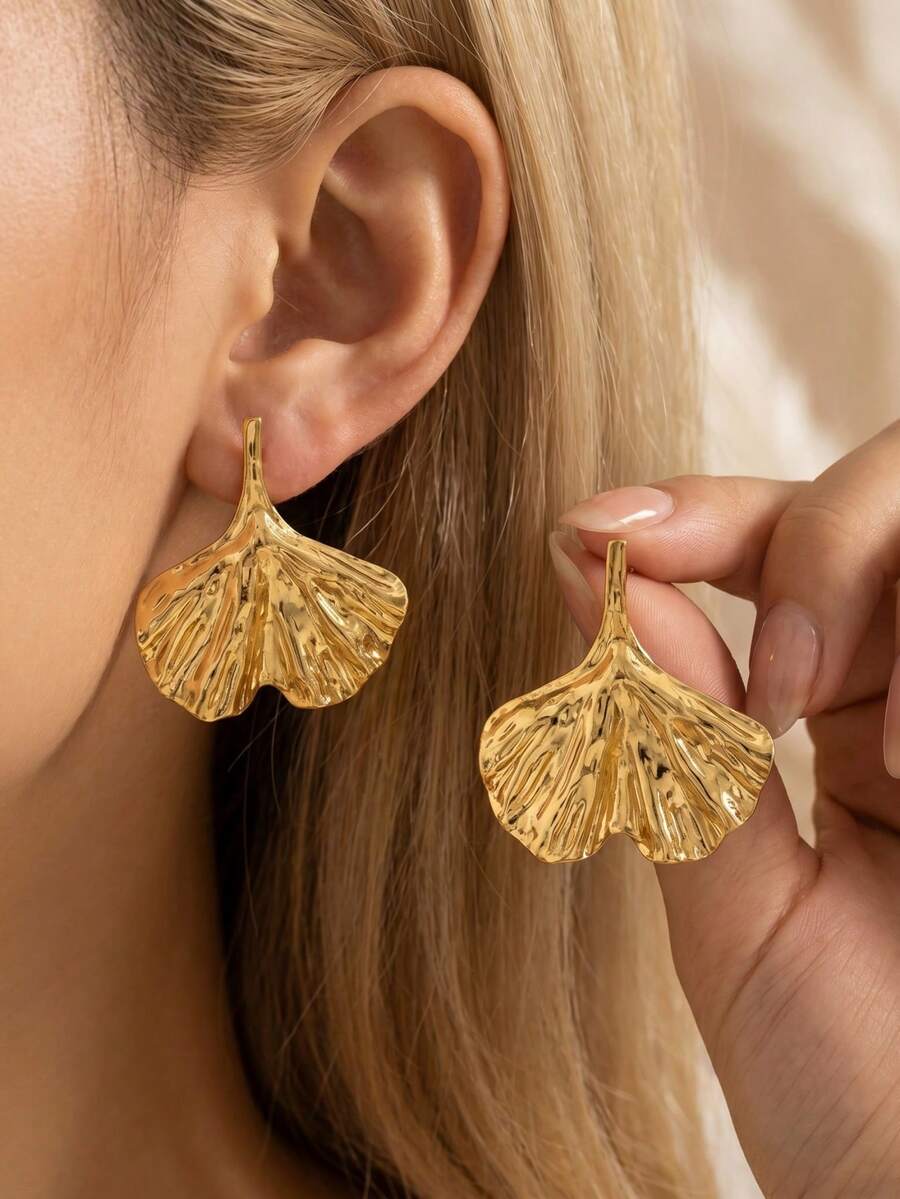 Stainless Steel Gold Earrings Set For Women, 4/6/8/10 Pairs Hypoallergenic Cute Bow Geometric Heart Studs Jewelry Gifts For Mother's Day