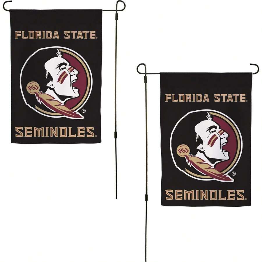 Desert Cactus Florida State University FSU Garden Flag – 19 X 12 Inch Florida State Seminoles Banner, For Outdoor Display And Events (Design L).Jpg - A - View 1