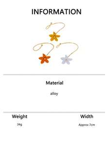 Bộ 3 vòng tay Plumeria thiết kế tối giản độc đáo, có thể điều chỉnh độ dài, thanh lịch và đa năng, phù hợp cho kỳ nghỉ hè. - Vòng tay hoa sứ - Xem 9