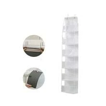 Bolsas colgantes para almacenamiento de zapatos detrás de la puerta - Blanco roto - Ver 6