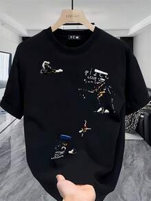 Men T-Shirts - Black - View 1