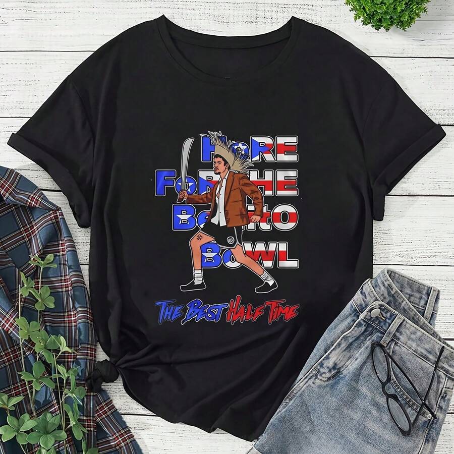 Benito Bowl Shirt, 06 Puerto Rico Football Show Shirt, Puerto Rican Football Tee, Benito Bowl Graphic Shirt,  Fan Gift220g heavyweight 100% cotton T-shirt. Butterfly print. Unisex sizing. Round neck inspirational T-shirt. Cute and beautiful Y2K-inspired summer top, perfect for the outdoors, home, work, or street wear. Casual, loose-fitting everyday T-shirt. - Negro - Ver 1