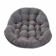 Outdoor Rattan Rocking Chair, Upholstered Swing Seat With Backrest For Front Entrance, Living Room, Patio, Garden - 灰色 - 查看 11