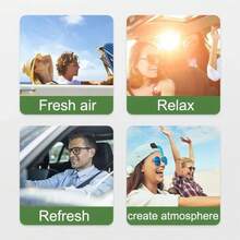 Car Perfume Refill Liquid Essential Oil Air Freshener Replenishment for Natural Plant Aroma Diffuser Fragrance Humidifier - Océano - Ver 5