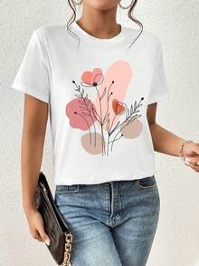 Women T-Shirts - White - View 3