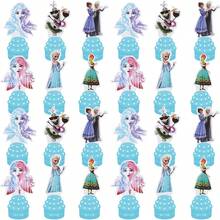 25pcs Cake Decorating Set, Anna And Olaf Themed Cake Decorations, Suitable For Birthday Party Decorations - Cartoon Cake Power Strip - View 7