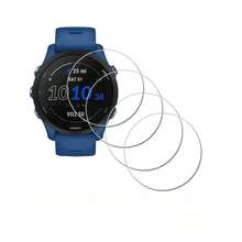 4pcs Screen Protector - 9H Hardness, Scratch-Resistant, Ultra-Clear Display, Anti-Fingerprint Coating, Full Coverage, Bubble-Free, Tempered Glass Material, Protect Watch From Scratches And Wear, Transparent Color, Suitable For Forerunner 255/255 S, Ideal For Tech Enthusiasts And Outdoor Sports Lovers - 4pcs, Transparent - View 2