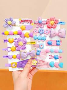 Bộ 20 kẹp tóc mềm mại, sang trọng, được làm từ chất liệu nhung, đan, ren và các chi tiết đáng yêu như gấu và hoa - Phù hợp cho bé gái và phụ nữ, hoàn hảo để tạo kiểu tóc đuôi ngựa buông lỏng, kiểu tóc nửa búi nghịch ngợm hoặc kiểu tóc búi thanh lịch. Kẹp tóc, phụ kiện tóc, phụ kiện đội đầu, phụ kiện tóc cho nữ, thích hợp cho mùa hè, kỳ nghỉ, du lịch, lễ hội, sinh nhật. - Nhiều màu - Xem 14