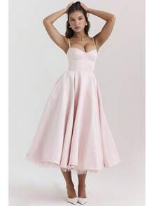Vestidos largos de mujer - Rosa - Ver 5