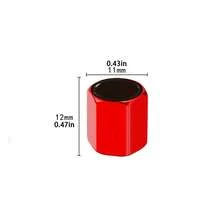4 nắp van lốp xe hình hoa, nắp van lốp xe bằng kim loại, nắp van lốp xe hình hoa màu hồng đa năng - Nắp van - Xem 5