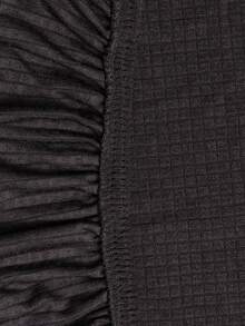 Simple Chair Cover Universal Home Hollowed-Out Chair Cover Set With One-Piece Design - Black - View 11