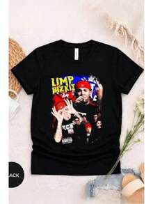 Dam-T-shirts - Svart - Visa 7