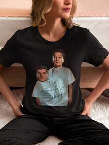 Funny George Russell &   Crash Unisex T-Shirt - Perfect Gift For  Racing Fans - Black - View 8