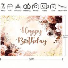 1. Phông nền sinh nhật cô gái phong cách Bohemian, trang trí tiệc sinh nhật phong cách Bohemian, phông nền chụp ảnh hoa lá phong cách Bohemian, đạo cụ chụp ảnh, đồ dùng trang trí tiệc sinh nhật, phông nền trang trí bàn bánh. - Nhiều màu - Xem 6