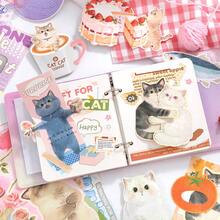 Cute Cat Themed Memo Pad, DIY Origami Crafts, Funny & Creative Animal Stationery Notepad - one-size - View 5