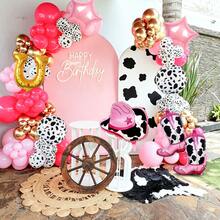 5pcs Cowboy Party Balloon Set, Includes Cowboy Boot Balloon, Cowboy Hat Balloon, Horseshoe Balloon, Heart Balloon, Suitable For Birthday Party, Western Theme Party, Bachelor Party, Rodeo Party For Men And Women - Multicolor - View 5