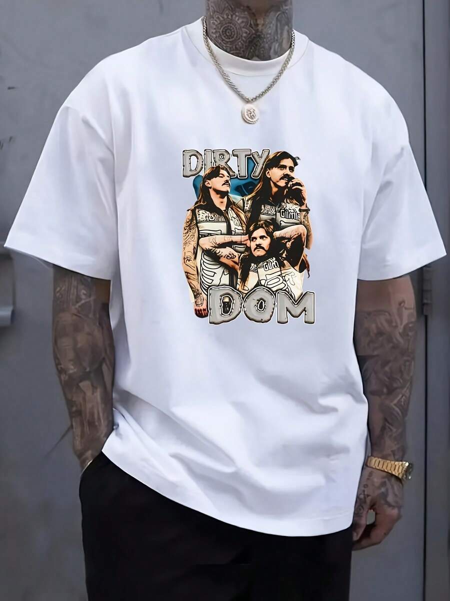 Men T-Shirts - 白色 - 查看 1