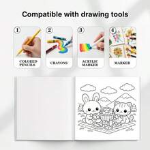 Cozy Cute Travelers Coloring Book – 22 Pages – Cozy Cute Animals - Single Piece - View 4
