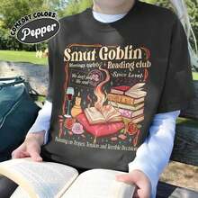Camiseta Sabrinawood, Camiseta de Colores, Camiseta Estética de Música Pop, Regalo para Fans, Merchandising de Cantante, Atuendo Viral - Negro 13 - Ver 4