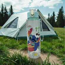 1 bình nước giữ nhiệt Stitch 900ml có quai đeo, cốc nhựa xách tay, bình nước thể thao ngoài trời dung tích lớn, cốc nước màu sắc tươi sáng, bình nước tập gym, bình nước, đồ uống > Bình nước thể thao, thích hợp làm quà tặng Ngày Valentine và quà tặng tựu trường, bình nước 3D bật lên, bình nước mùa hè tùy chỉnh cho học sinh tiểu học, cốc uống trực tiếp chất liệu Tritan, bình nước thể thao (màu ngẫu nhiên) - Nhiều màu - Xem 3
