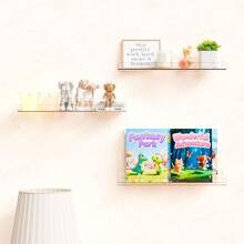 Kệ treo tường phòng tắm đa năng trong suốt - Trong sáng - Xem 5