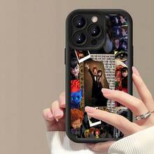 Hotel Transylvania Mavis Jonathan collage románticofunda de teléfono Fundas compatibles con ,Apple,VIVO,OPPO,,, y Honor.Fabricadas en silicona TPU,ofrecen protección contra golpes y caídas.regalos para mamá - Negro - Ver 2