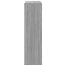 Separador de ambientes con estantería vidaXL Sonoma Gris 69,5x29x103,5cm Aglomerado - Gris - Ver 7