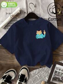 Women T-Shirts - Marineblau - View 8
