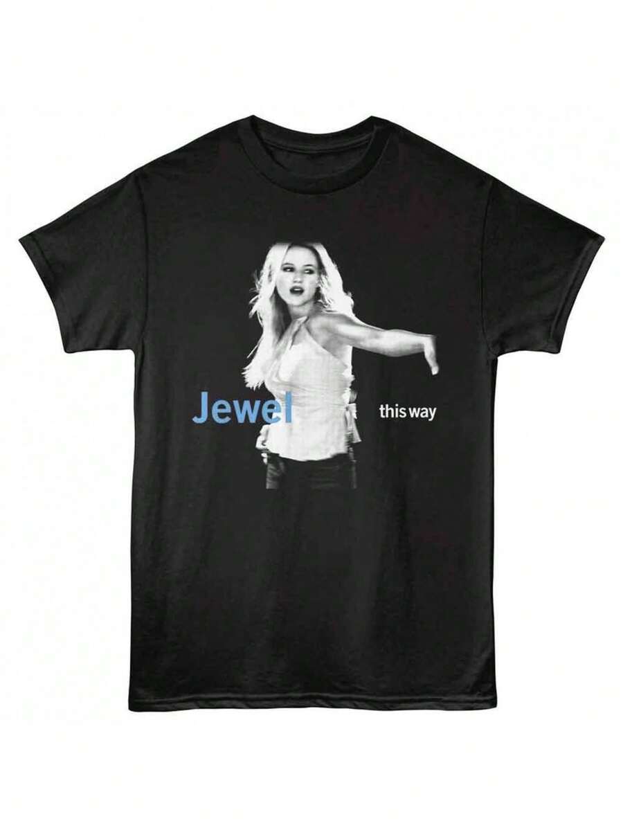 Dam-T-shirts - Svart - Visa 1