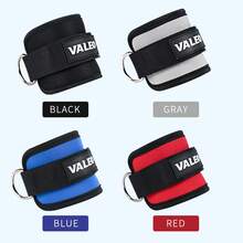 1pc Rubber Ankle Strap For Gym, D-Ring Ankle Cuff For Cable Machine, Breathable Adjustable Leg Training Strap For Hip Abductors, Strength Workout Gear For Fitness Enthusiasts - Multicolor - View 2