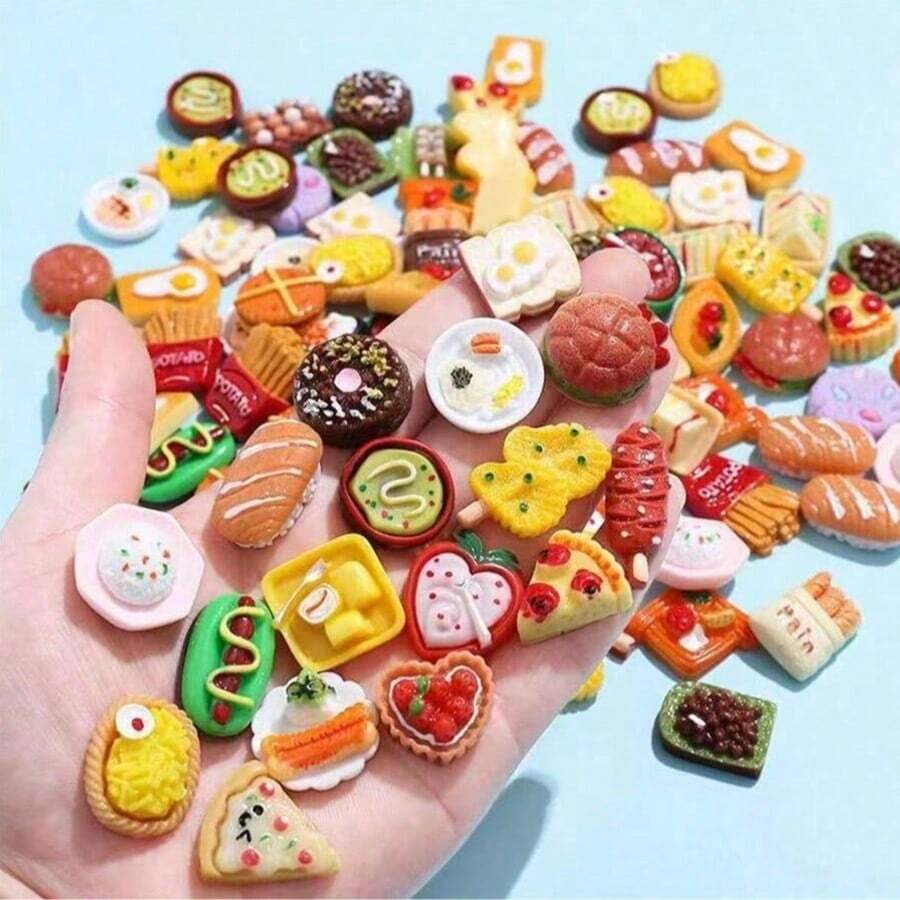 20/50個可愛迷你動物食物瓶驚喜盲袋 - 復活節、情人節及各種派對的完美趣味禮物!提供多種顏色與款式,適合禮品、家居裝飾及節日慶祝,禮品袋 - 彩色 - 查看 1
