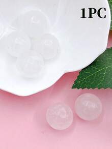 QYDCX 1/5 天然石球－混色光滑寶石球，適用於花瓶填充、水族箱裝飾、禪意花園、DIY手工、珠寶製作、桌面裝飾、能量石與聖誕禮物 - 1pc - 查看 9