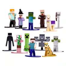 Simba Bộ sưu tập mô hình Minecraft Jada Blind Bag Mini Figures, Series W1 W5 bằng kim loại đúc Steve Creeper, Enderman, Skeleton, Zombie, Pigman, đồ chơi mô hình sưu tầm, quà tặng cho trẻ em trai gái, quà sinh nhật. - Nhiều màu - Xem 2