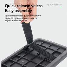 ROCKBROS 1 miếng đệm yên sau xe đạp, đệm ngồi cho người ngồi sau bằng da, tháo lắp nhanh, dành cho xe đạp leo núi/xe đạp đường trường. - màu đen - Xem 6