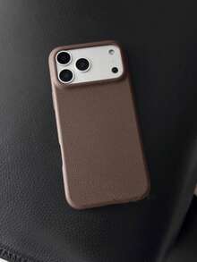 3pcs Lychee Texture Phone Case, White+Brown+Coffee, Suitable For IPhone18promax/18pro/18/17 Pro Max/17 Pro/17/16 Pro Max/16/16 Pro/16 Plus/15/15 Pro Max/15 Pro/15 Plus/11/12/13/14 Pro Max/12 Pro/12 Pro Max/13 Pro/13 Pro Max/7 Plus/14 Pro/14 Pro Max Soft Shell - A Three-pack [white + Coffee + Brown] - View 11