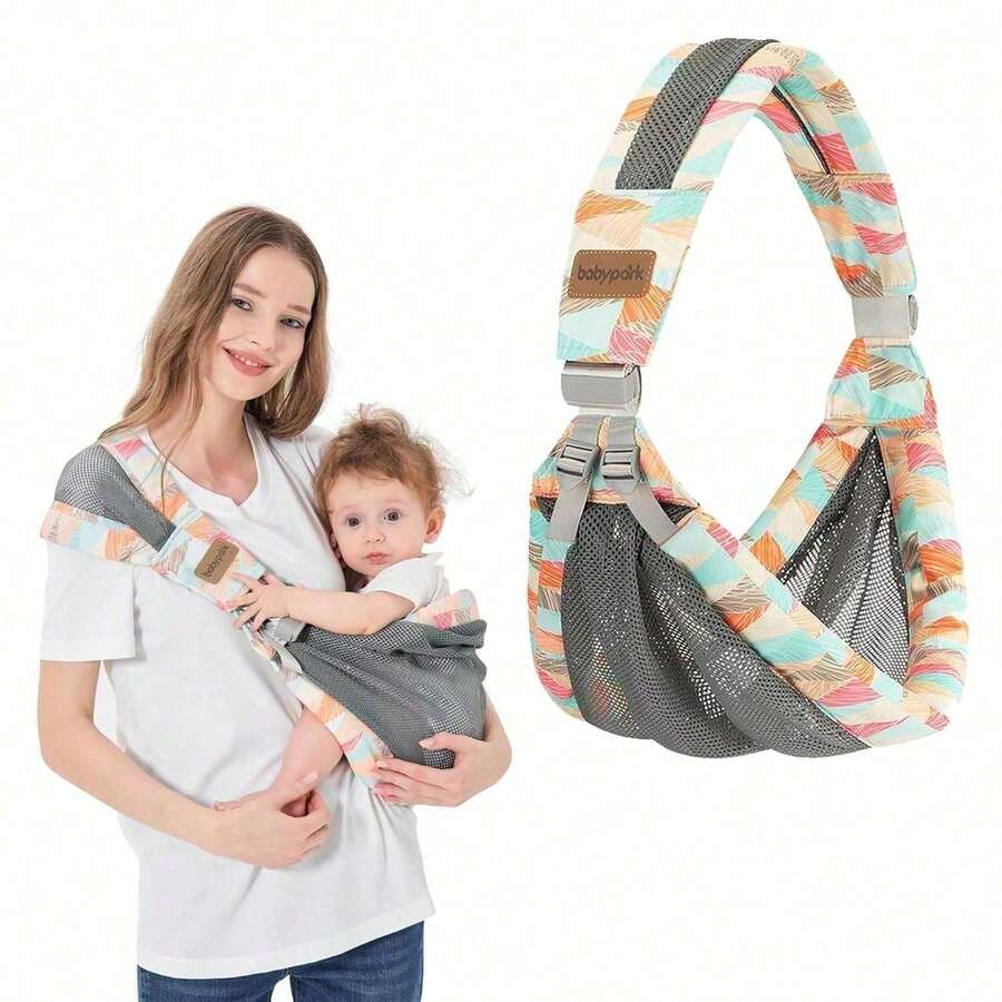 Baby Carrier For Newborns From Birth, On The Go Multifunctional, For Babies From 0 To 36 Months, Toddlers Up To 15 Kg - Geometric Color - View 1