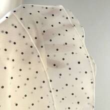 Camisa de mujer con volantes y estampado de lunares, con lazo a la cintura, estilo casual y de vacaciones, ajuste favorecedor, adecuada para la playa - Rosa - Ver 4