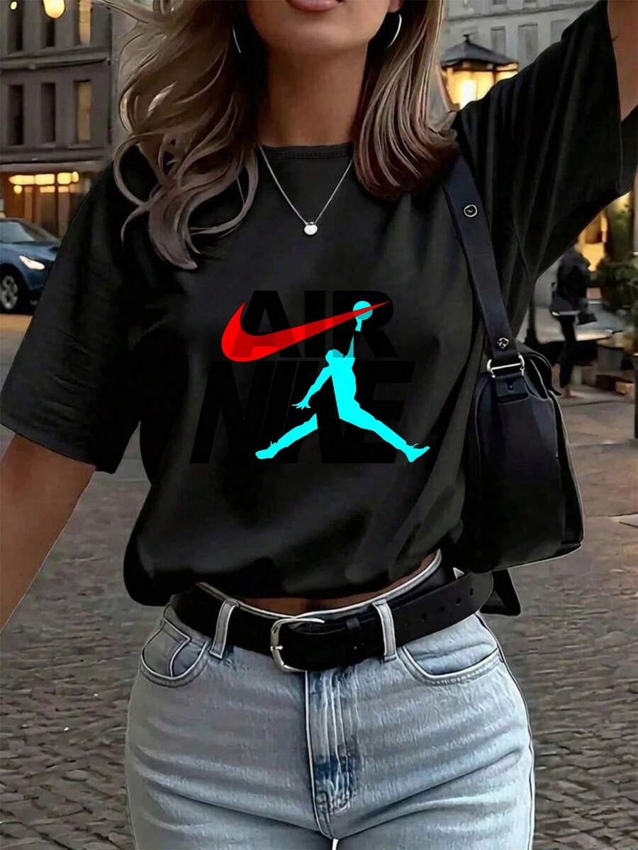 Women T-Shirts - Black - View 1