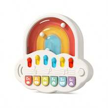 Quderbel Baby Sound Toy Finger Piano, 0-1 Year Old Children's Flexible Finger Early Education Intelligent Music Electronic Keyboard Gift - Multicolor - View 9