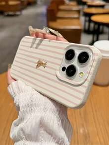 New Anti-Drop Phone Protective Case, Provides All-Round Protection, TPU Striped Giraffe Design. Compatible With Apple 16, 15, 14, 13, 12, 11 Pro Max And Series Models, International Version, Not Domestic Version, Spring Gift, Birthday Gift, Anniversary Gift - Multicolor - View 3