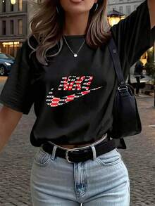Women T-Shirts - Black - View 6